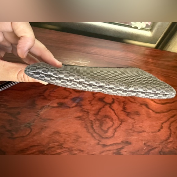 Coach Men's Black Checkered Wristlet - Picture 2 of 4